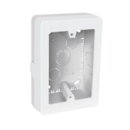 Caja de contactos para canaleta 3' x 5', blanca, Volteck CRU-3X5