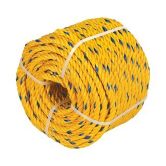 Kilo de cuerda torcida de polipropileno amarilla de 8 mm CUE-081K