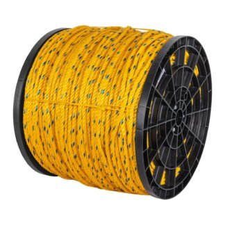 Metro de cuerda amarilla de 10 mm en rollo de 440 m, Fiero CUE-10M