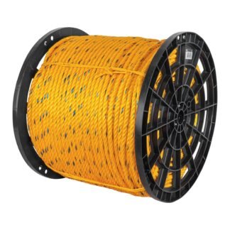 Metro de cuerda amarilla de 13 mm en rollo de 390 m, Fiero CUE-13M