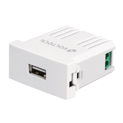 Cargador USB a la pared, 2.1A, línea Oslo, color blanco CUSB-OB
