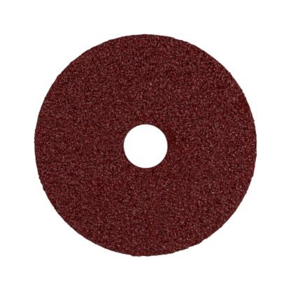 Disco de lija 4-1/2' con respaldo de fibra, grano 24, Truper DILF-424