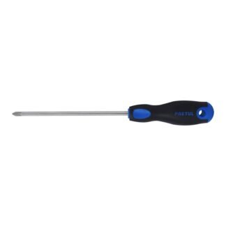 Desarmador de cruz 1/4' x 6' mango Comfort Grip, Pretul DP-1/4X6BP