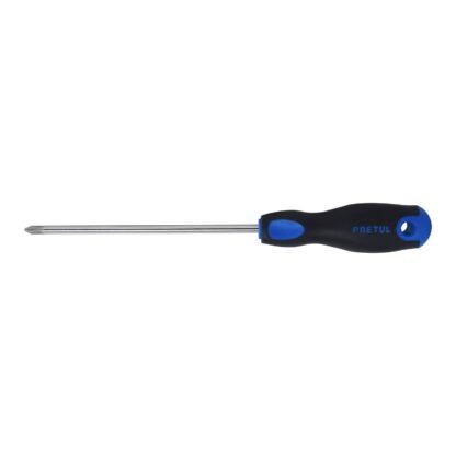 Desarmador de cruz 1/4' x 6' mango Comfort Grip, Pretul DP-1/4X6BP
