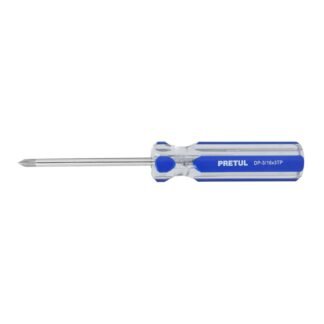 Desarmador de cruz 3/16 x 3' mango de PVC, Pretul DP-3/16X3TP