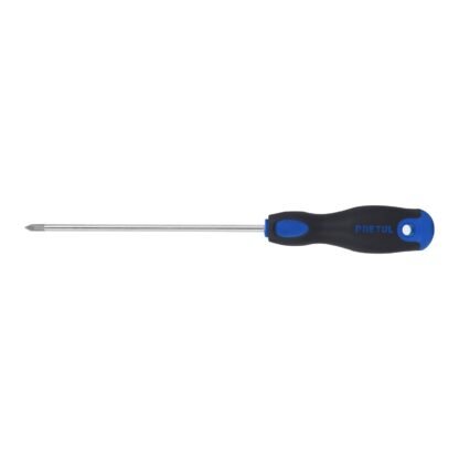 Desarmador de cruz 3/16' x 6' mango Comfort Grip, Pretul DP-3/16X6BP