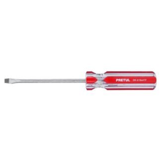 Desarmador plano 3/16 x 4' mango de PVC, Pretul DR-3/16X4TP