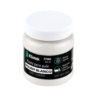 Polish en pasta blanca para auto, 250 g, uso ligero, Klintek EA-21