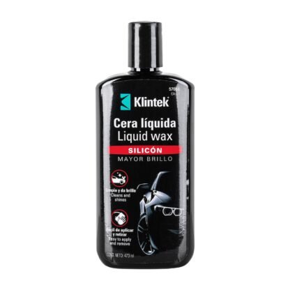 Cera líquida de silicón para auto, 473 ml, Klintek EA-31