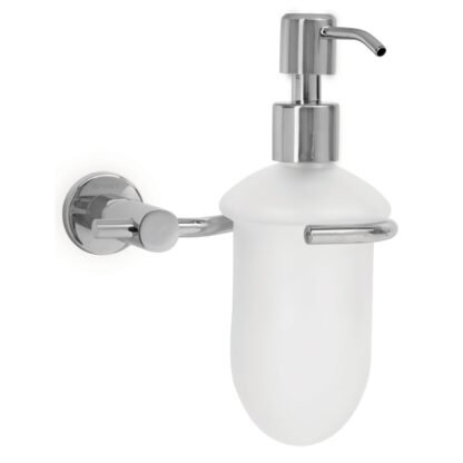 Dispensador de jabón a pared en acabado cromo, Foset ELA-75