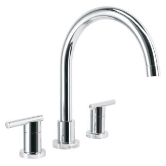 Mezcladora cromo cuello alto para fregadero, Foset ELF-81