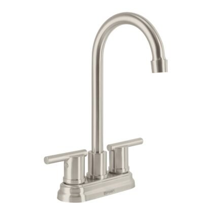 Mezcladora satín 4' para lavabo cuello tipo bar, Foset ELM-43N