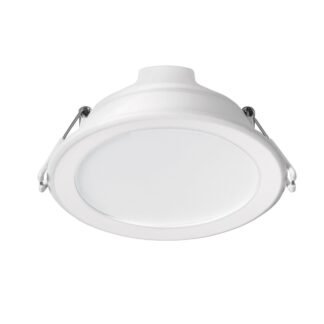 Luminario empotrado redondo de LED 7 W luz de día, Volteck EMP-101LB