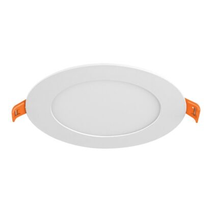 Luminario ultra delgado LED 6 W empotrar redondo luz cálida EMP-200LC