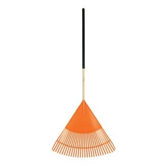 Escoba plástica para jardín, flexible, 30 dientes, mango 48' EP-30