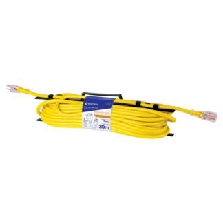 Extensión reforzada aterrizada 20 m calibre 14, Volteck ERA-20X14