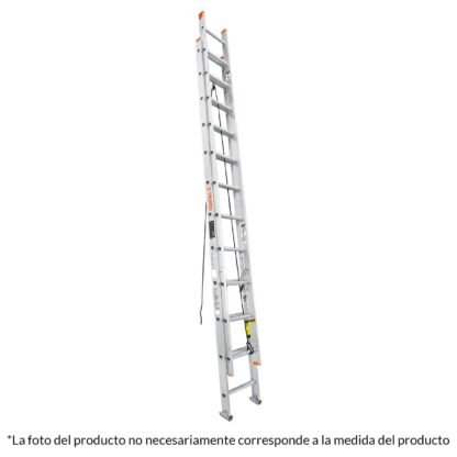 Escalera de extensión, tipo II, 20 peldaños, Truper ESE-220