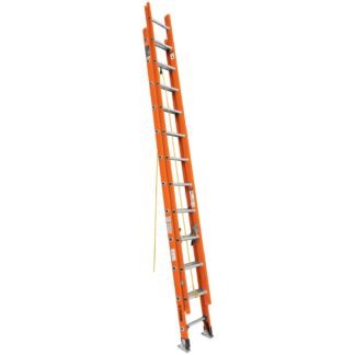 Escalera de extensión, tipo II, 24 peldaños, fibra de vidrio ESE-224FV