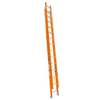 Escalera de extensión, tipo II, 28 peldaños, fibra de vidrio ESE-228FV