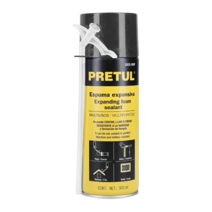 Espuma expansiva, 300 ml, Pretul ESEX-300P