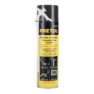 Espuma expansiva, 500 ml, Pretul ESEX-500P