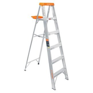Escalera de tijera tipo ll 5 peldaños y bandeja, Truper EST-25