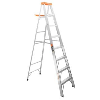 Escalera de tijera tipo ll 7 peldaños y bandeja, Truper EST-27