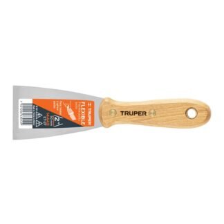 Espátula flexible 2' con mango de madera, Truper ET-2F