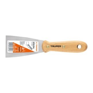 Espátula rígida 2' con mango de madera, Truper ET-2R