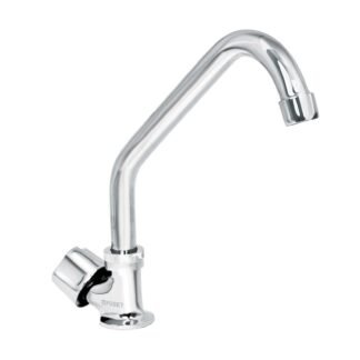 Llave individual para fregadero, cuello corto, Foset F-312
