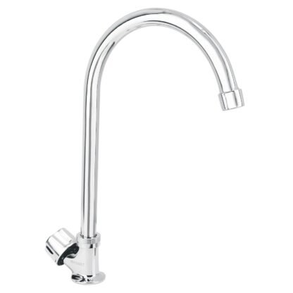 Llave individual para fregadero, cuello curvo, Foset F-314