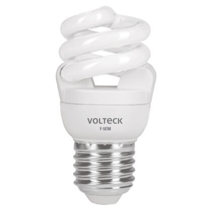 Lámpara espiral mini T2 5 W luz de día en blíster, Volteck F-5EM