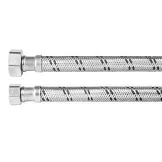 Manguera para boiler, acero inox, 1/2'x3/4', 60 cm, Foset FBO-1260X