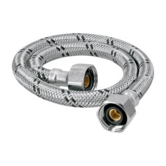 Manguera lavabo/fregadero, acero inox, 1/2' x 1/2', 55 cm FFR-55X