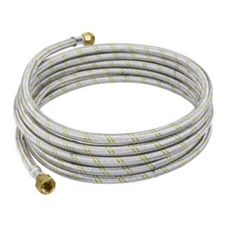 Manguera para gas, acero inox, 3/8' x 3/8', 400 cm, Foset FGA-40X