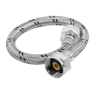 Manguera para WC, acero inox, 1/2' x 7/8', 35 cm, Foset FWC-35X