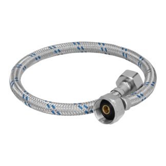 Manguera para WC, aluminio, 50 cm, 1/2' x 7/8', Foset FWC-50