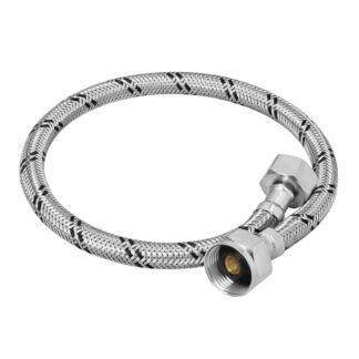 Manguera para WC, acero inox, 1/2' x 7/8', 50 cm, Foset FWC-50X