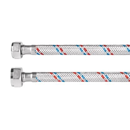 Manguera para WC, aluminio, 1/2' x 7/8', 60 cm, Foset Basic FWC-60P