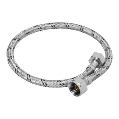 Manguera para WC, acero inox, 1/2' x 7/8', 60 cm, Foset FWC-60X