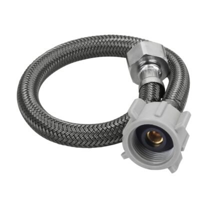 Manguera para WC, vinilo, 1/2'x7/8', 35cm, conector plástico FWC-P35V