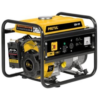 Generador eléctrico con motor a gasolina, 1.1 kW, Pretul GEN-10P
