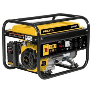 Generador eléctrico con motor a gasolina, 2.8 kW, Pretul GEN-25P