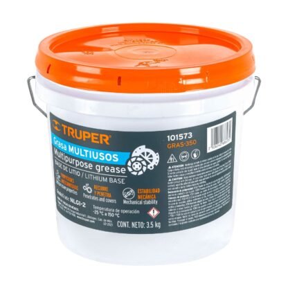 Grasa de litio multiusos 3.5 kg, Truper GRAS-350