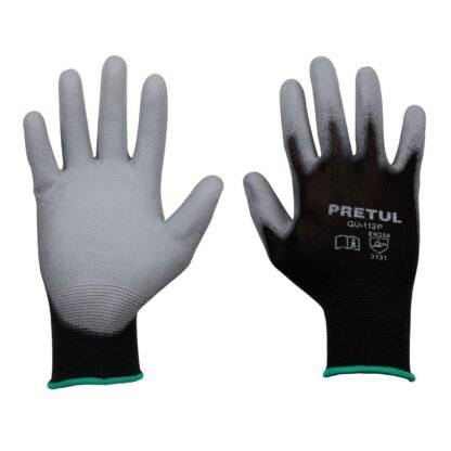 Guantes de nylon recubiertos de poliuretano, M, Pretul GU-112P