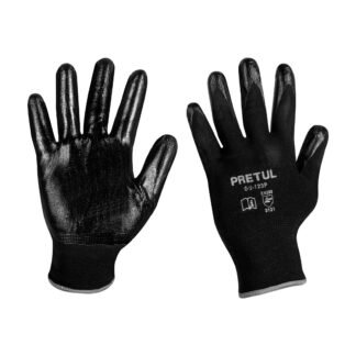 Guantes de nylon recubiertos de nitrilo, G, Pretul GU-123P