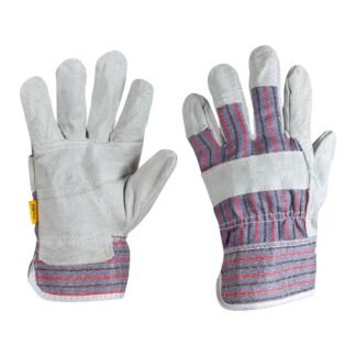 Guantes de carnaza y loneta, unitalla, Pretul GU-235P