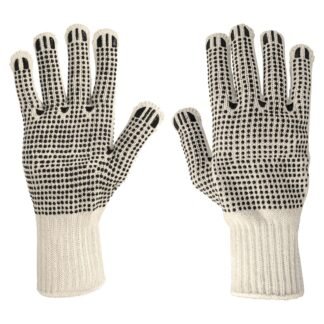 Guantes de algodón con puntos de PVC en palma y dorso,Pretul GU-425