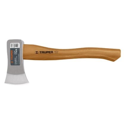 Hacha cazadora 1-3/4 lb, mango hickory 18', Truper HC-1-3/4
