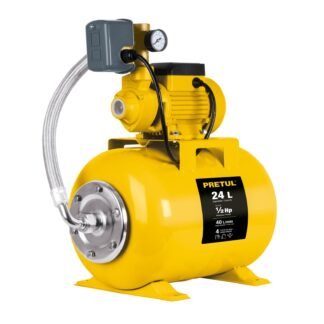 Bomba hidroneumática 1/2 HP, 24 litros, Pretul HIDR-1/2X24P